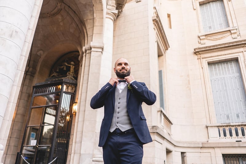 Minimalist Groom Suit